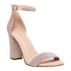 Madden Girl Pink Rhinestone Heels